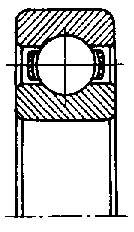 Подшипник 6301 2RS (180301), размер 12х37х12 - фото3