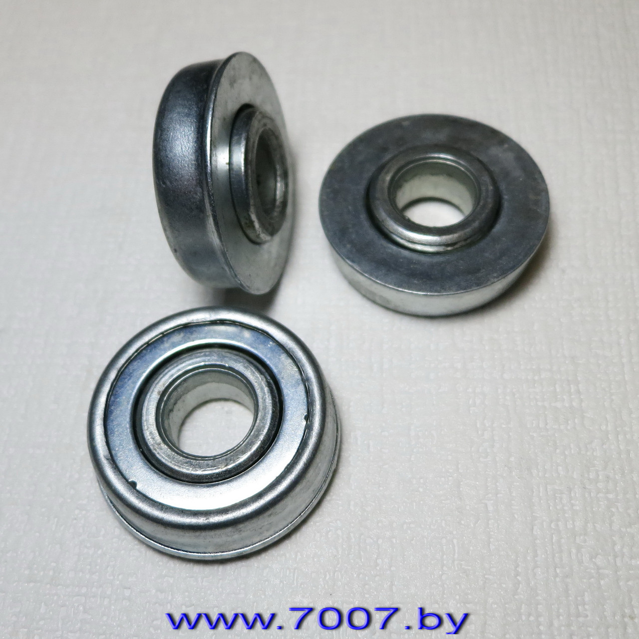 Подшипник 12*35 для садовой тачки, размер 12х35х9,50 с бортиком - фото