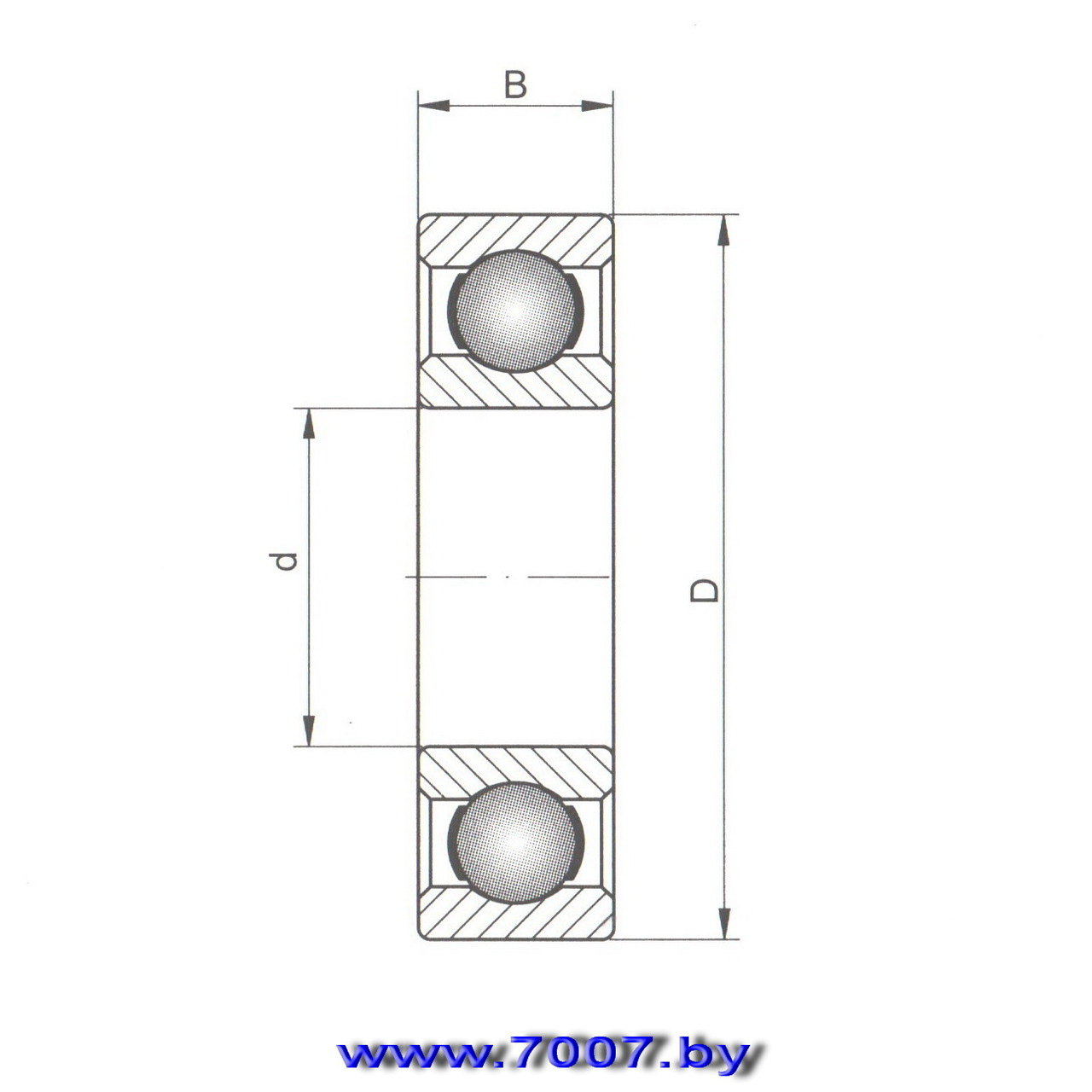 Подшипник 216 (6216), размер 80*140*26 - фото4