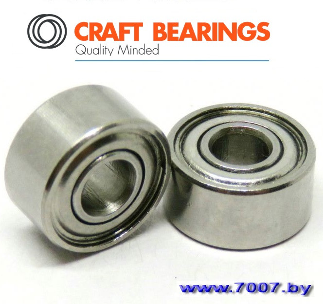Подшипник 684 ZZ (DDL 940 ZZ, 618/4), размер 4х9х4, CRAFT (Malaysia) - фото