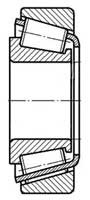 Подшипник JW7010/7049 (TIMKEN), размер 70x140x39- фото3