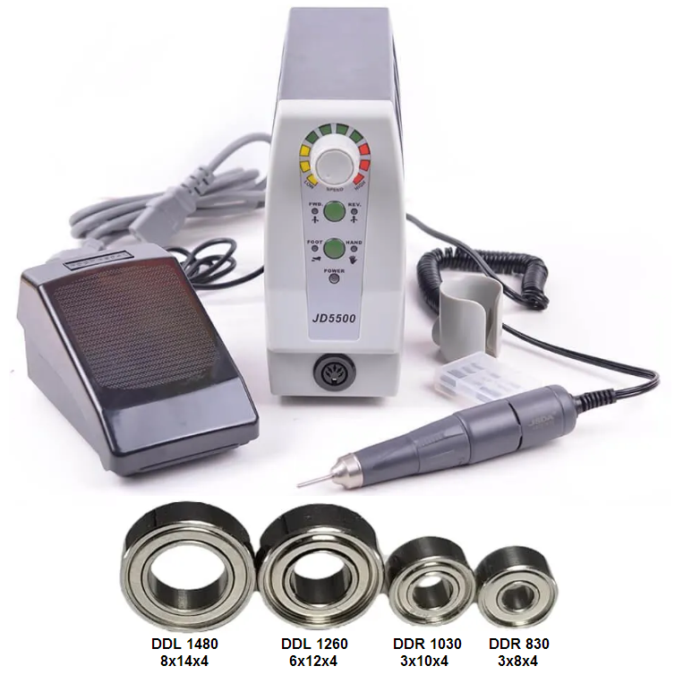 Комплект подшипников для маникюрной фрезы JD-5500 - фото2