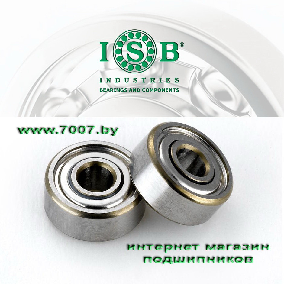 Подшипник MR52 ZZ, размер 2*5*2,5 (ISB Italy) - фото