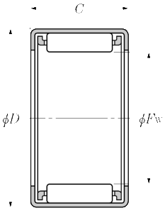 Подшипник HK0910, размер 9*13*10 - фото2