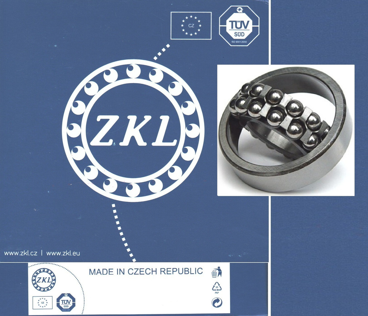 Подшипник 1205,размер (25х52х15),ZKL Чехия - фото
