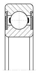 Подшипник R8 2RS размер (12.7*28.575*7.938) STC (Austria) - фото3