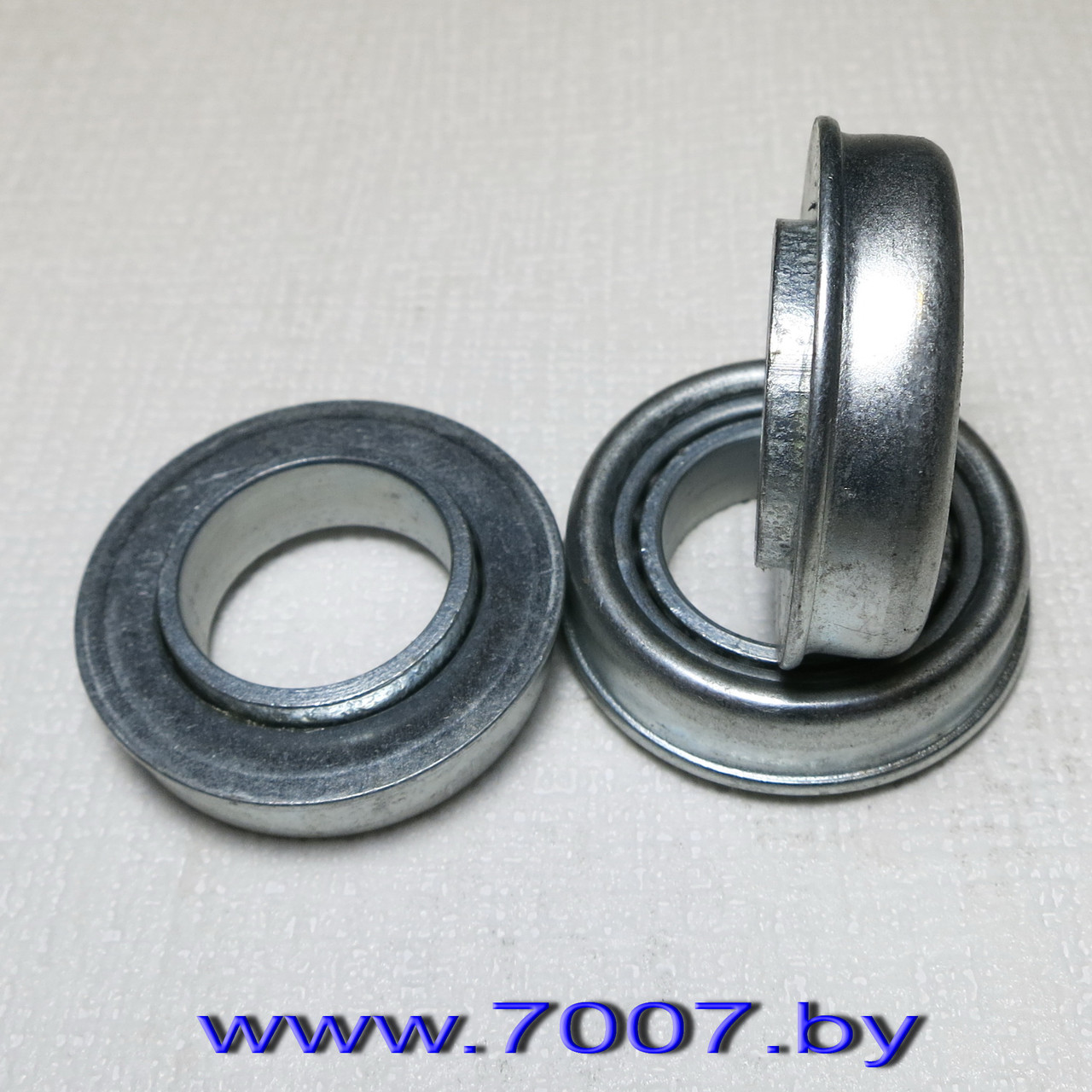 Подшипник 20*35 для садовой тачки, размер 20х35х9,0 с бортиком - фото