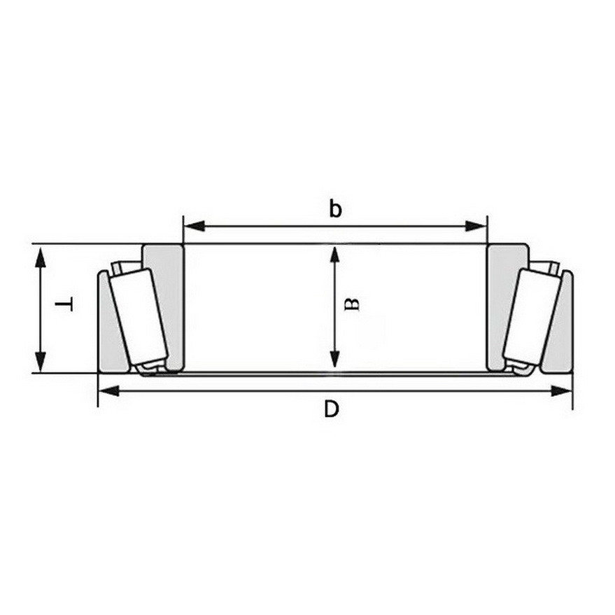 Подшипник конический 32010X (50*80*20) - фото3