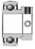Подшипник SA204 (FD204,YET204,UE204) размер 20*47*31/14 - фото5
