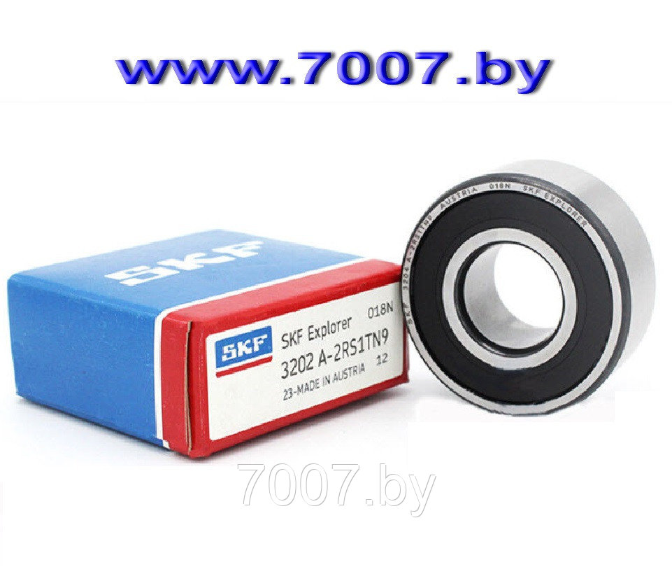 Подшипник 3206A 2RS1 TN9 / MT33, размер (30*62*23,8),(SKF Austria)- фото