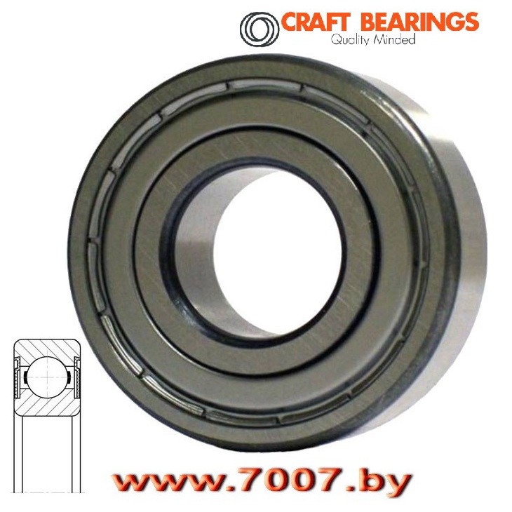 Подшипник 608 ZZ (80018), размер 8х22х7 - фото