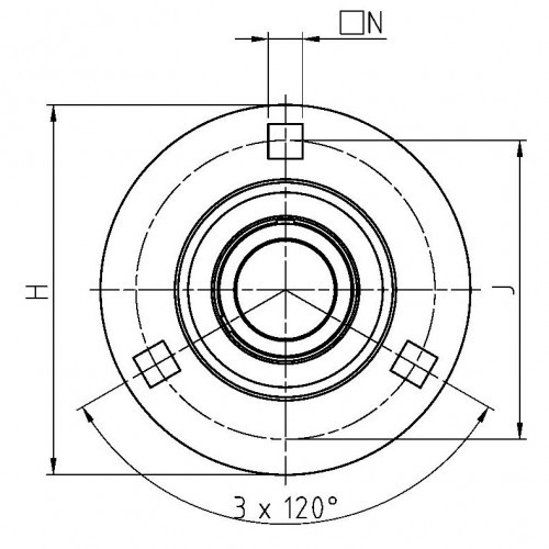 Металлический корпус подшипника PF - фото2