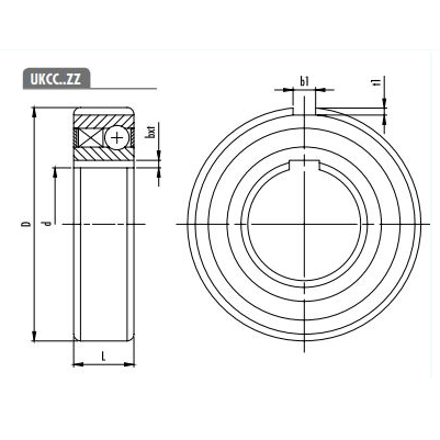 Обгонная муфта CSK CSK25 PP (25*52*15) - фото2
